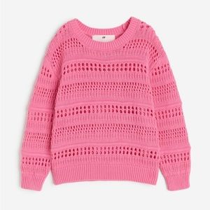 H&M pink toddler girl sweater 3/4T